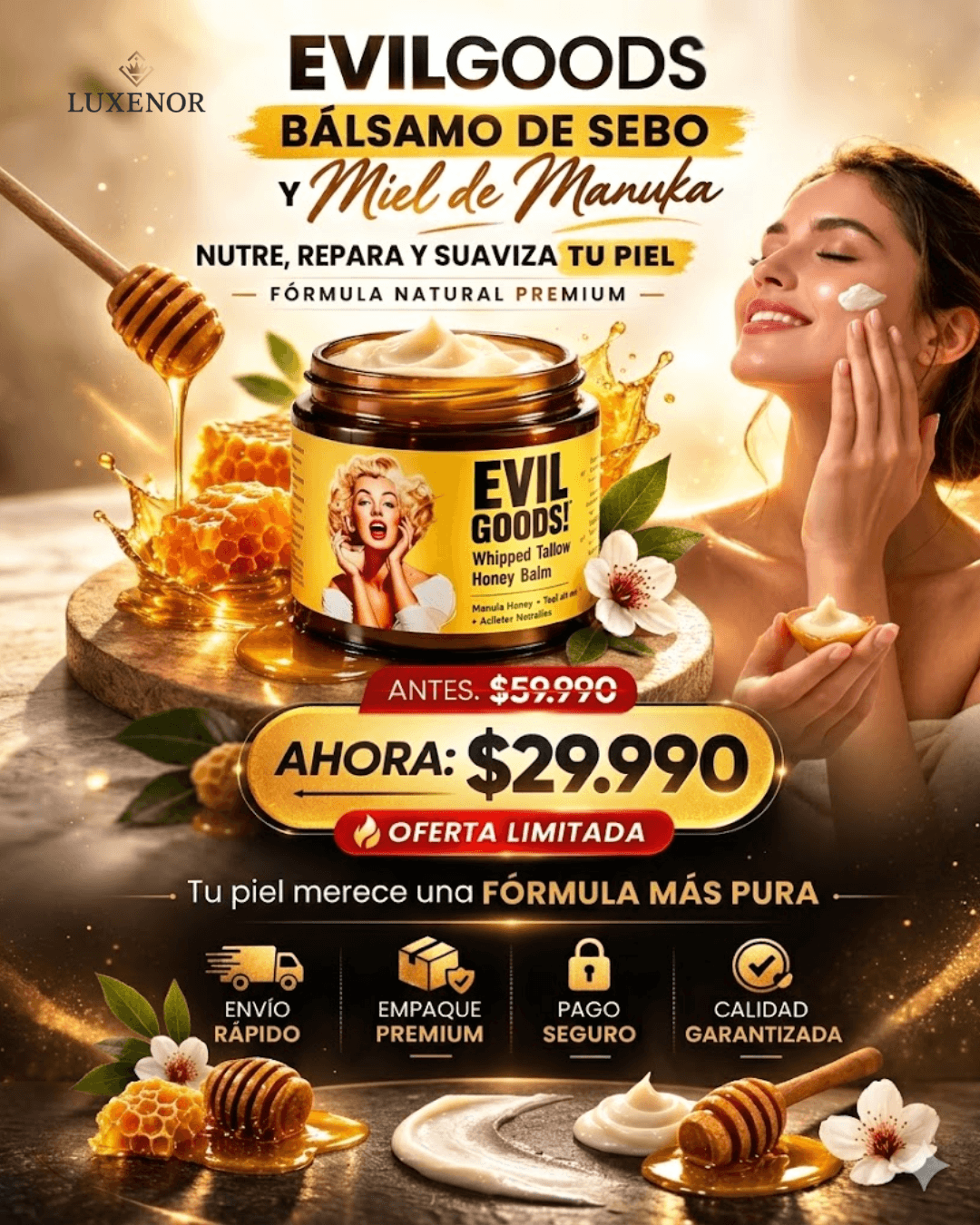 EVIL GOODS™ - Bálsamo de Nutrición Intensiva 🍯✨