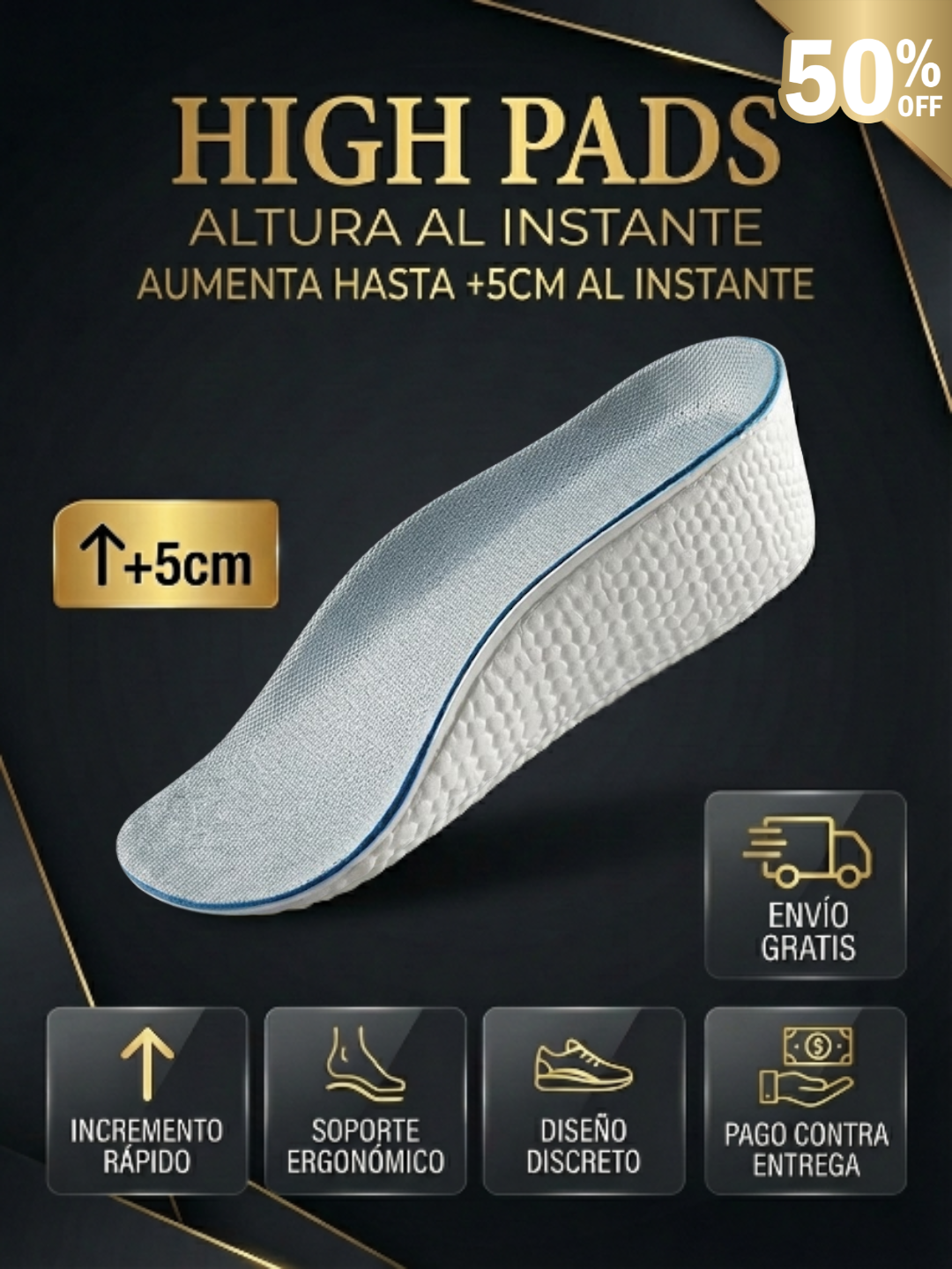 HighPads™ – Elevación Ergonómica y Confort Máximo ☁️✨
