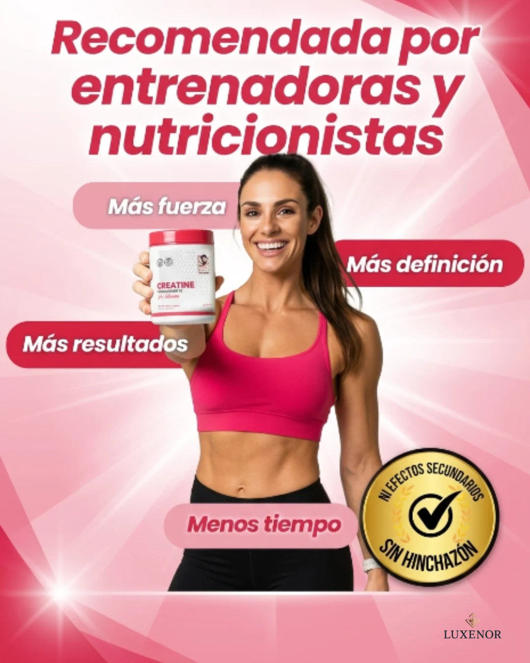 CREATINA FOR WOMEN BootyBoost™ - Glúteos Firmes, Definidos y Volumen Real 🍑🔥
