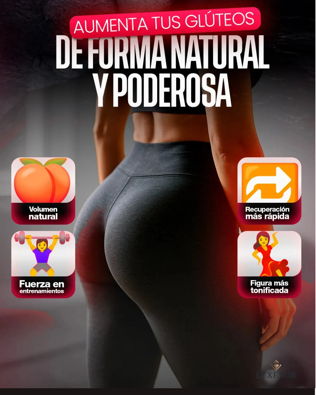CREATINA FOR WOMEN BootyBoost™ - Glúteos Firmes, Definidos y Volumen Real 🍑🔥