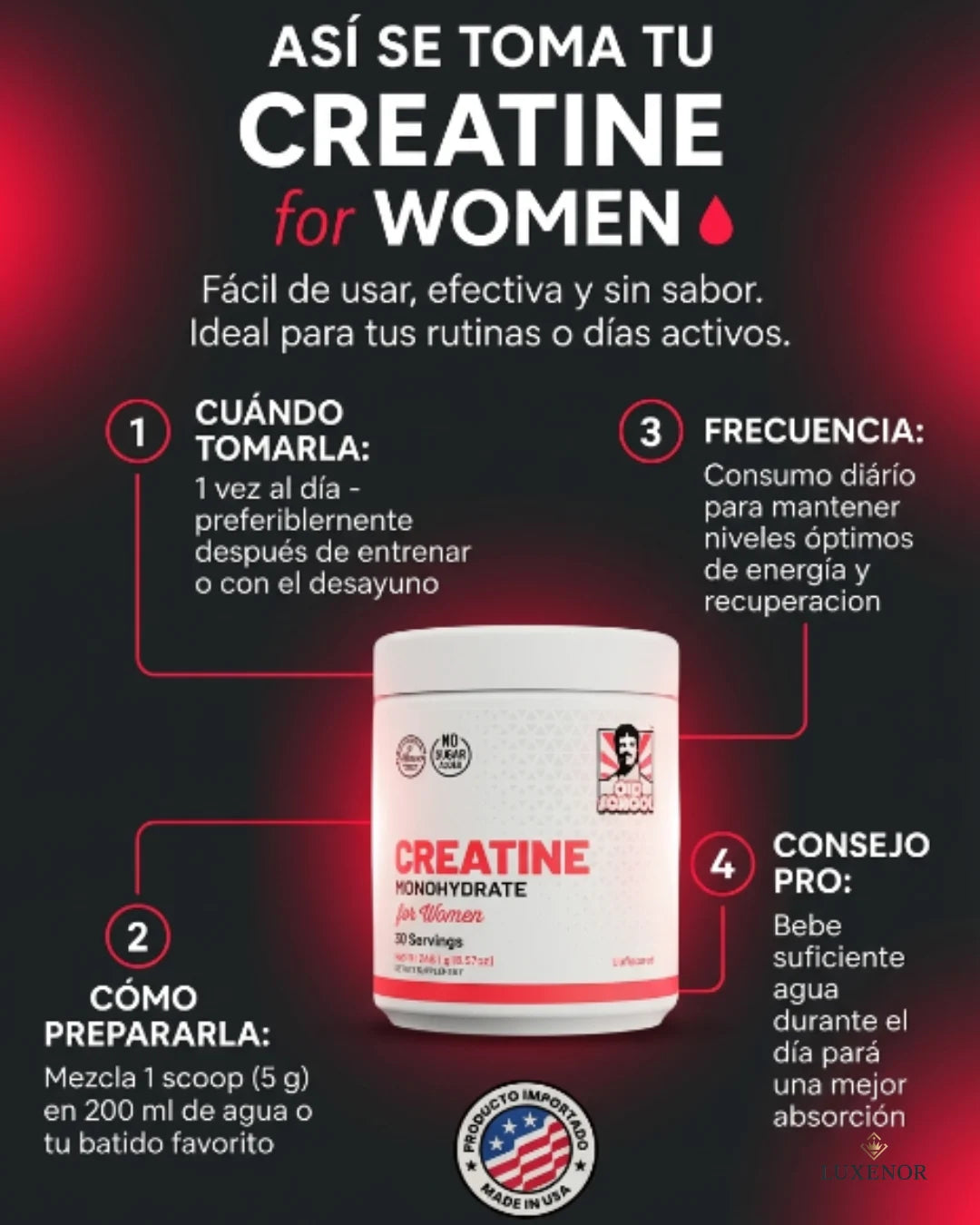 CREATINA FOR WOMEN BootyBoost™ - Glúteos Firmes, Definidos y Volumen Real 🍑🔥